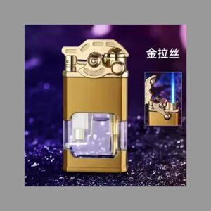 Zorro New Windproof Waterproof Kerosene Lighter with Transparent Oil Tank Creati